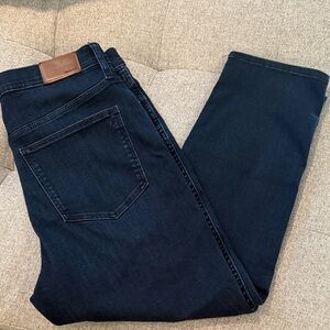 Madewell Women's Deep Blue Straight Leg Jeans